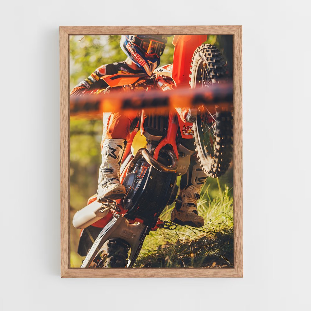 Poster Aventures en Forêt – affiche KTM Moto (vue 4)